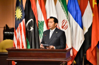 Wakil Ketua MPR RI Edhie Baskoro Yudhoyono (Ibas) dalam acara pembukaan World Peace Forum 2025 yang bertema Considering Wasatiyyat and Tionghoa for Global Collaboration di Gedung Nusantara V, Kompleks Parlemen Senayan, Jakarta, Senin (Foto: MPR)