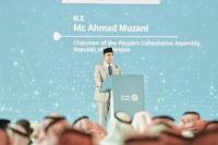 Ketua MPR RI Ahmad Muzani saat menghadiri peluncuran Platform Digital Minhaj yang diluncurkan oleh Liga Muslim Dunia, di Mekah, Arab Saudi (Foto: MPR)