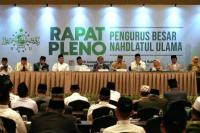 Menag Nasaruddin Umar (kedua dari kanan) saat menghadiri Rapat Pleno Pengurus Besar Nahdlatul Ulama (PBNU) yang digelar di Hotel Sultan, Jakarta, Selasa (Foto: Kemenag)