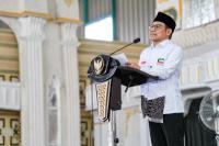 Menteri Koordinator Pemberdayaan Masyarakat, A. Muhaimin Iskandar saat memberikan sambutan pada acara di Banten untuk meresmikan pondok Pesantren (Foto: Ist)