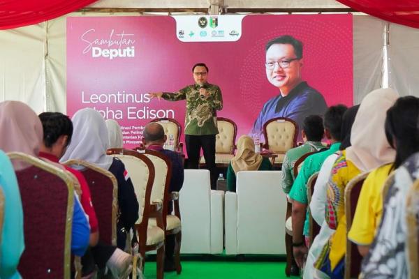 Deputi Bidang Koordinasi Pemberdayaan Ekonomi Masyarakat dan Pelindungan Pekerja Migran Kemenko PM, Leontinus Alpha Edison (Foto: Humas Kemenko PM) 