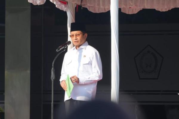 Menteri Agama, Nasaruddin Umar saat mengikuti acara Hari Kartini di kantor Kementerian Agama pada Selasa (21/4) pagi (Foto: kemenag) 